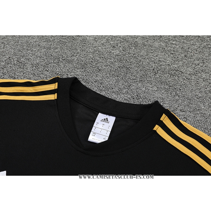Chandal del Juventus 22-23 Manga Corta Negro - Pantalon Corto